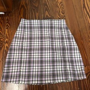 Multicolor a-line skirt